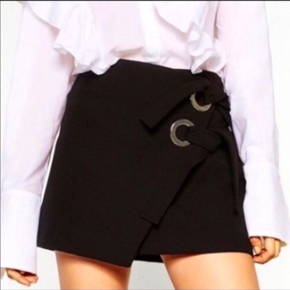Zara mini wrap skirt